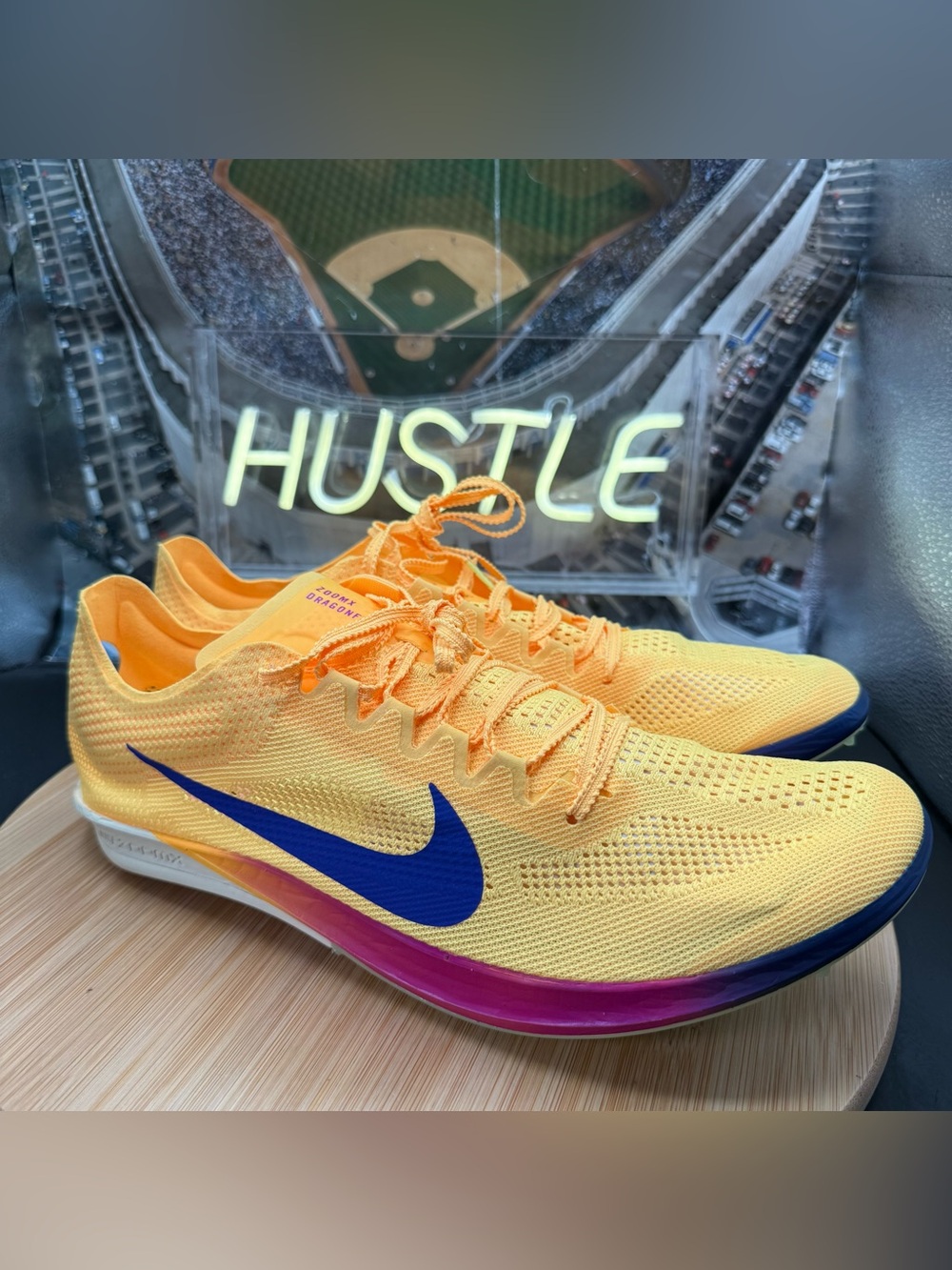 Nike ZoomX Dragonfly 2 Track Field Spikes Men Size 12.5 Citron Pulse NEW